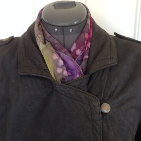 split End Ltd vintage genuine leather crop jacket. - Picture 4 of 4